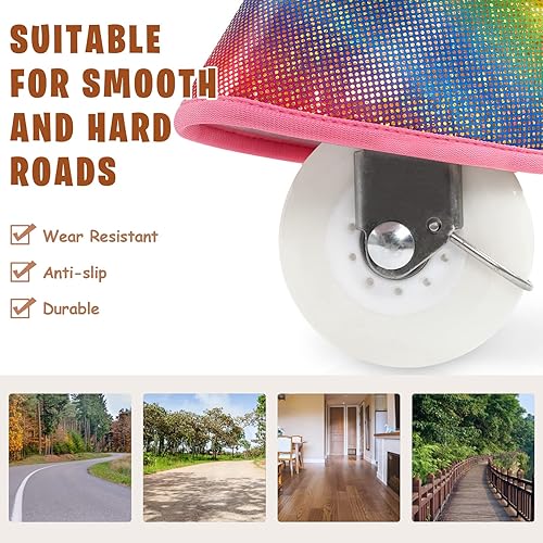 Miniatura 19 de WondeRides Caballo de juguete para pasear a caballo, tamaño M 4 para edades de 4 a 9 años (36 pulgadas de altura), unicornio mecánico con ruedas