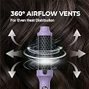 Tash Hair Heated Round Brush- 3 in 1 Benefits- Volumising, Curling & Straightening- All In One Tool | 5 Heat Settings, Tourmaline Ceramic Barrel | Gifts For Woman | Volumizer & Styler- Va-Va-Volume gallery image