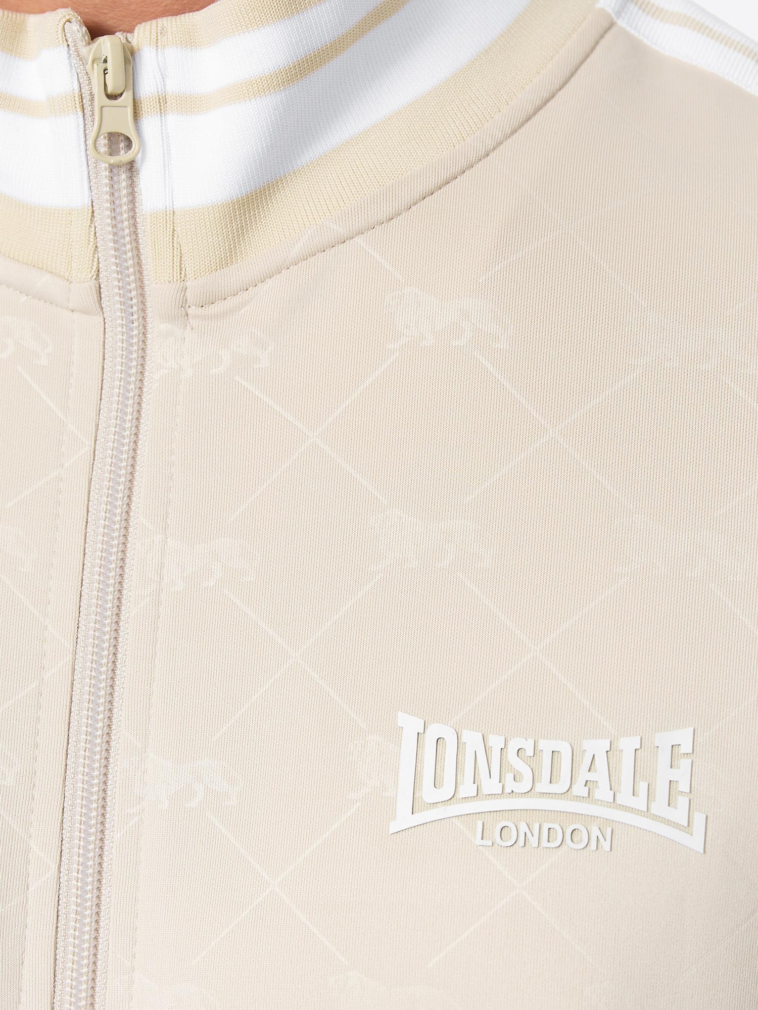 Lonsdale M?skie dres treningowy ASHWELL piaskowy/bia?y, L, piaskowy/bia?y., L