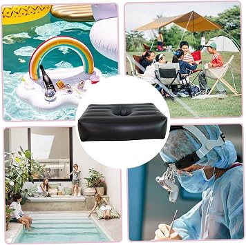 Inflatable Ergonomics BBL Bed with Hole – Comfortable Bbl Chair for Indoor Outdoor Use, 77x44x17