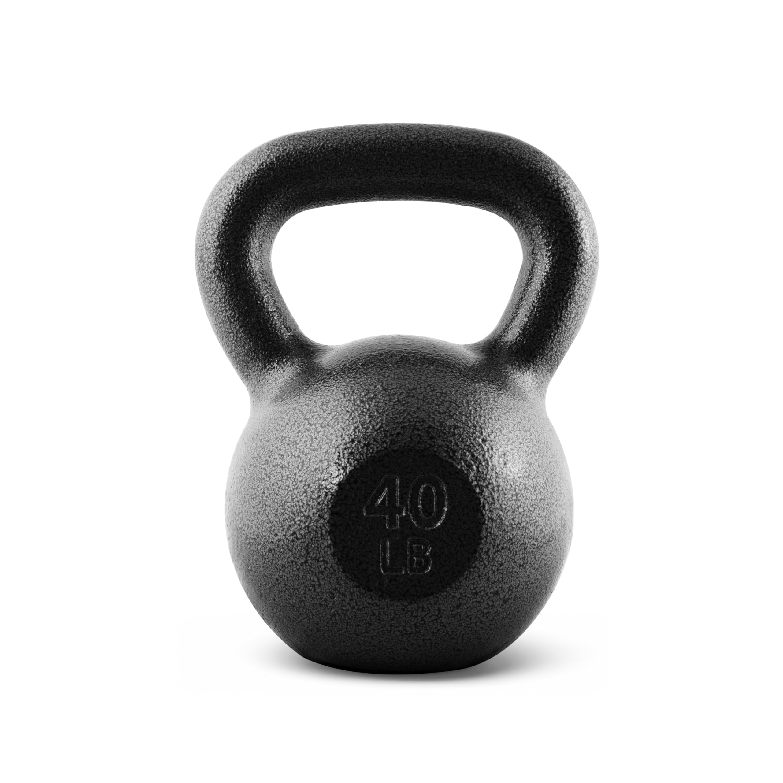 Cap Barbell Żeliwny dzwonek kettlebell, czarny, 20 kg.