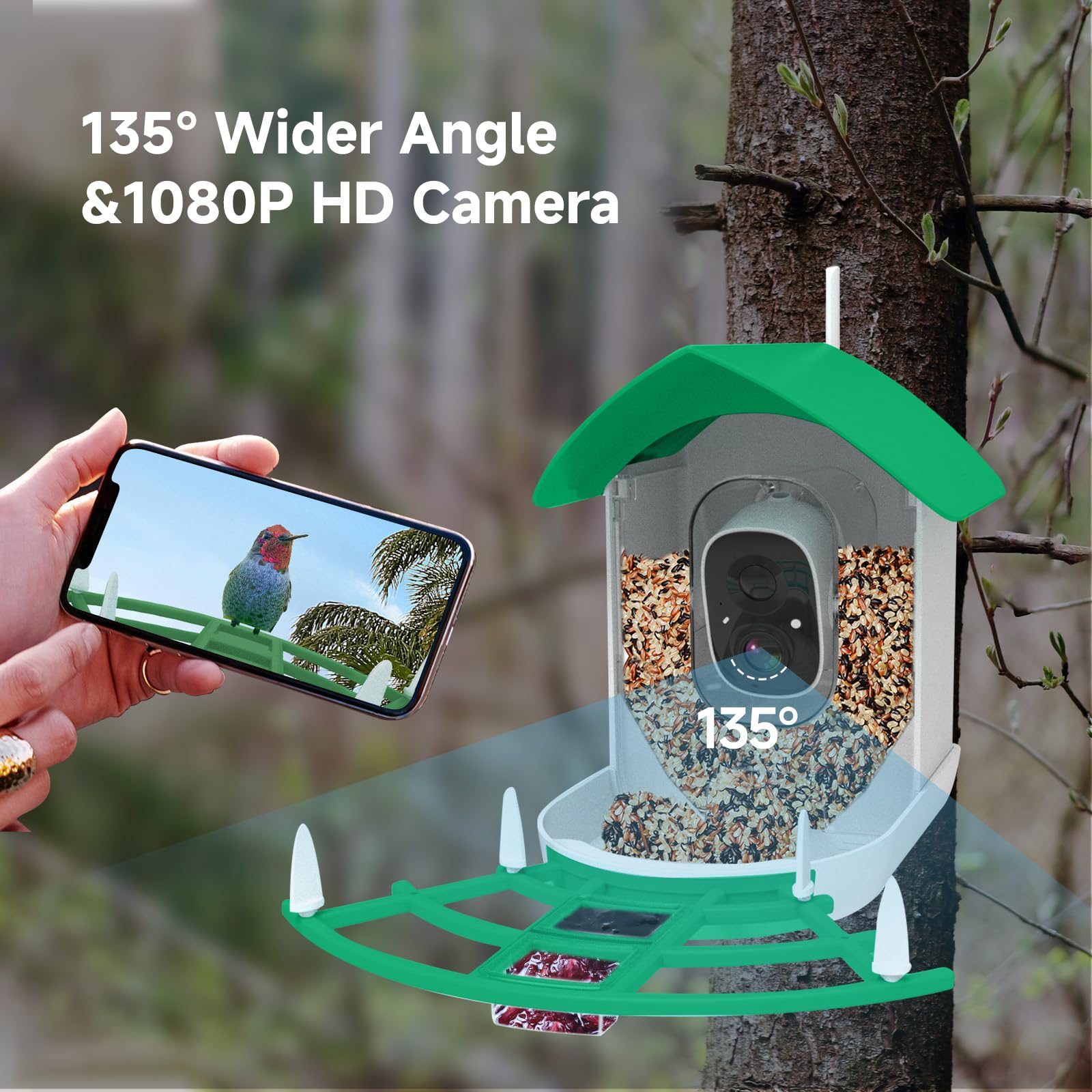 Mangiatoia Per Uccelli Intelligente Con Telecamera - Alimentazione