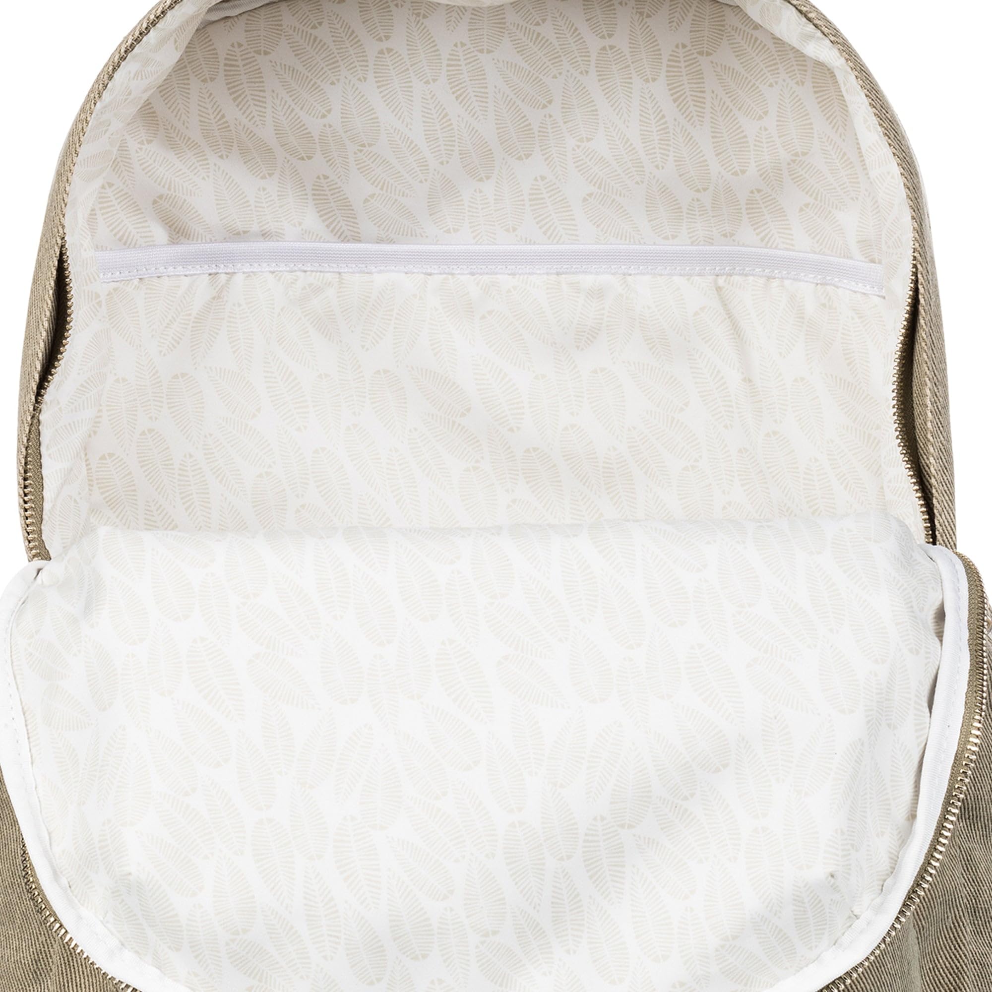 Roxy Party Waves - Mochila pequeña y compacta con almacenamiento exterior y correas ajustables, pergamino, 15 L