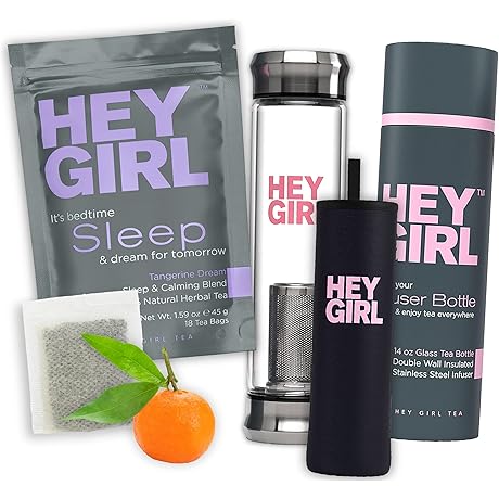 Hey Girl Infuser Bottle - Tea Infuser Travel Flask