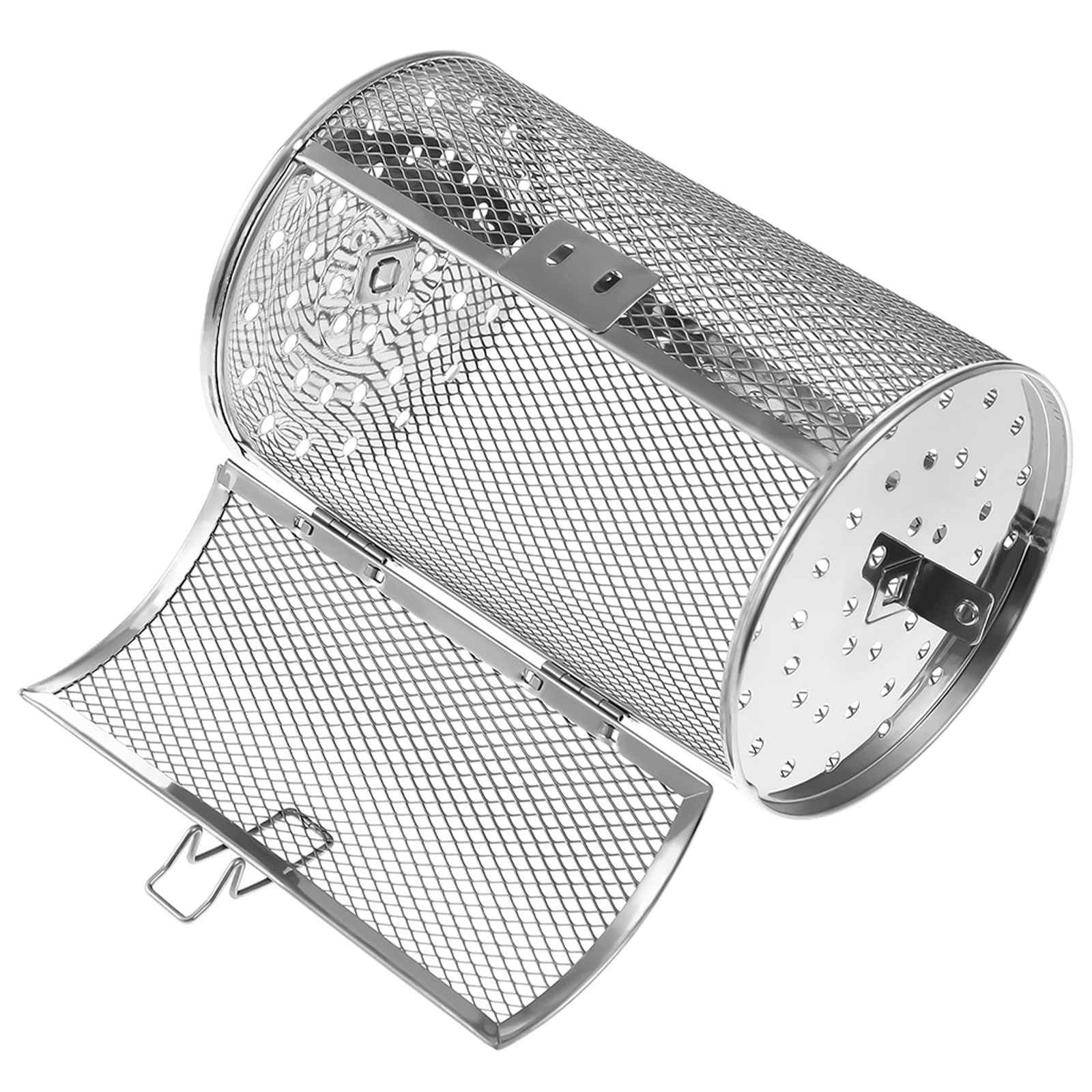 Friteuse à air et four optimisés par la cage rotative inox
