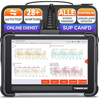 ThinkScan 672 OBD2 Diagnostic Tool Car with 28+ Reset Function and Full System Diagnostics, Reader Car for Active Testing/Adv