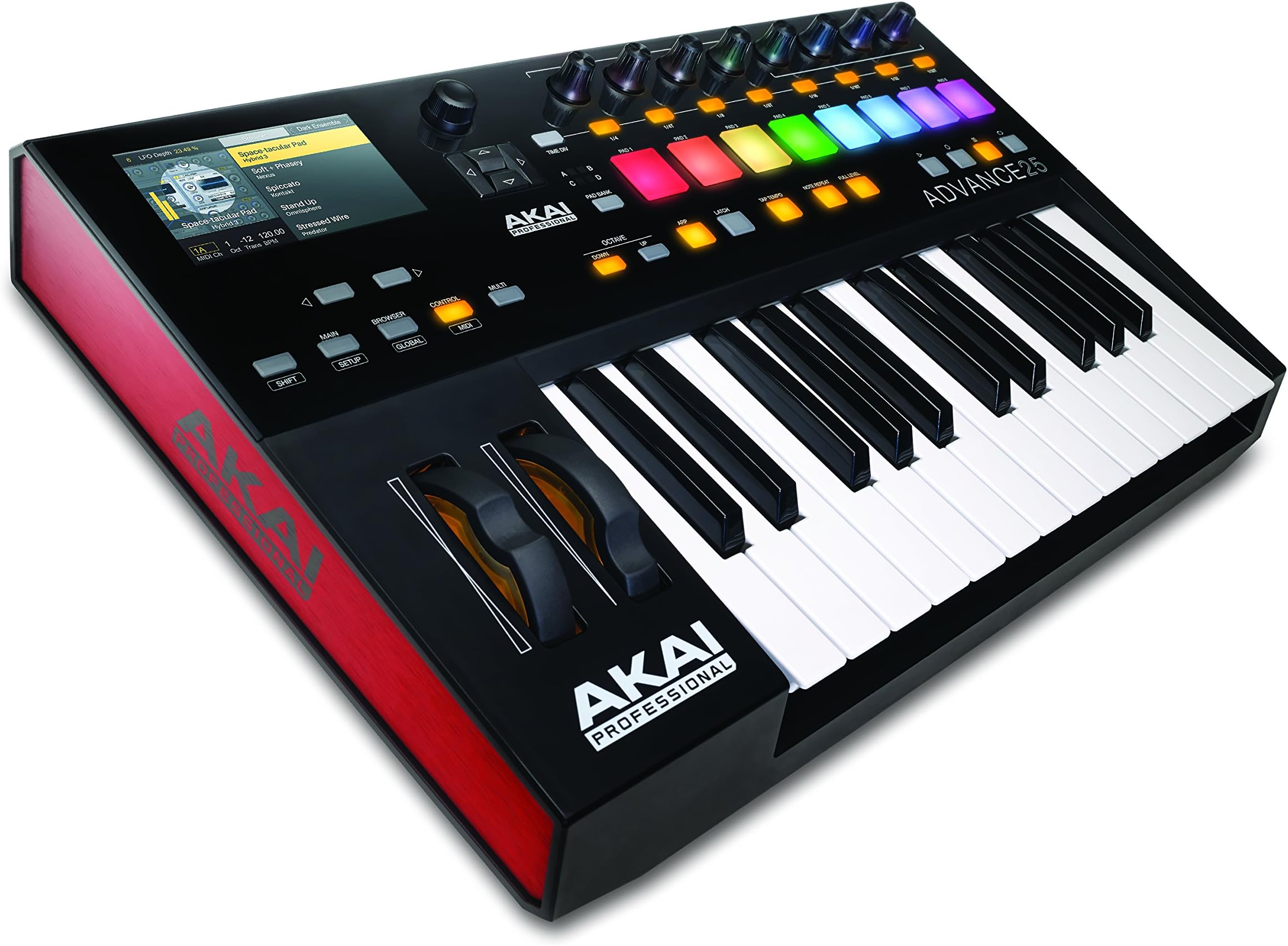 AKAI Professional Advance 25 Keyboard Controller with High-Resolution Full Colour Screen for Unprecedented Control of Your Virtual Instruments
