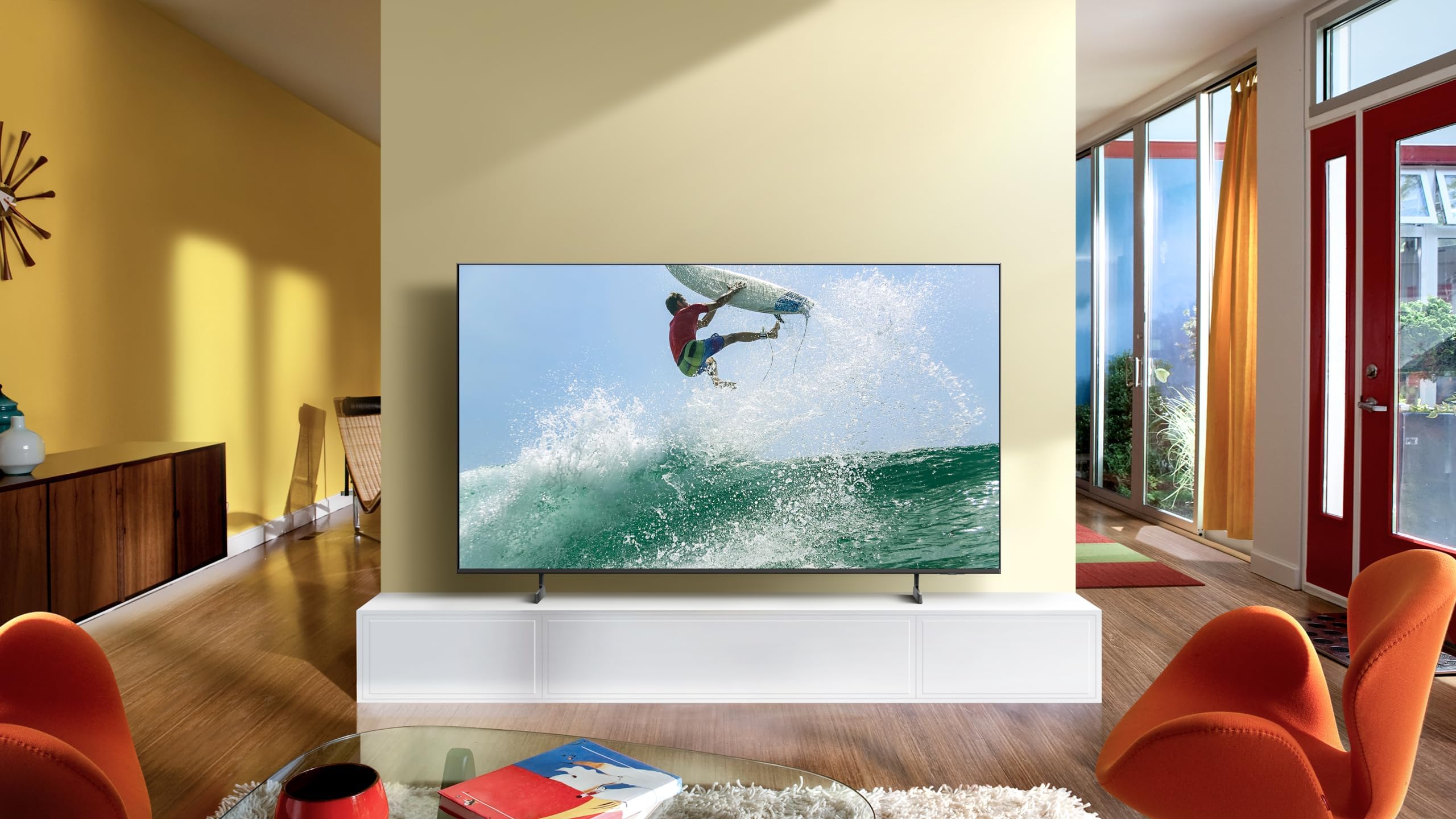 Samsung Crystal UHD Fernseher 4K DU7179, 75 Zoll (189 cm), PurColor, Upscaling, Gaming Hub, Prozessor, Tizen OS, Smart TV, Alexa, 3D Surround Sound & Q-Symphony, 2024