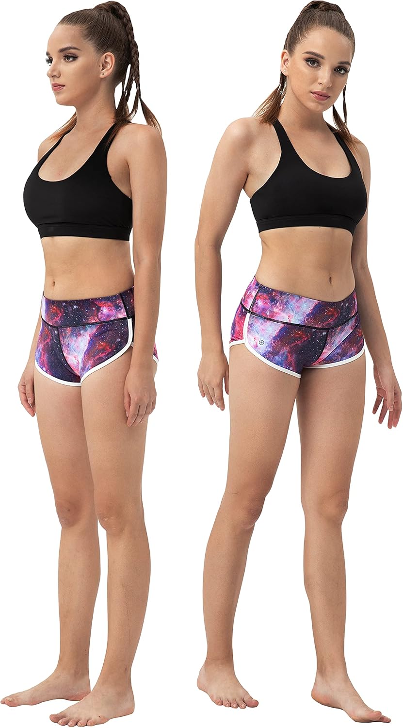 BUBBLELIME XS-XXL Women's Yoga Shorts Workout Tummy Control Running Sexy Booty Shorts Fitness Active UPF30+ - Image 4
