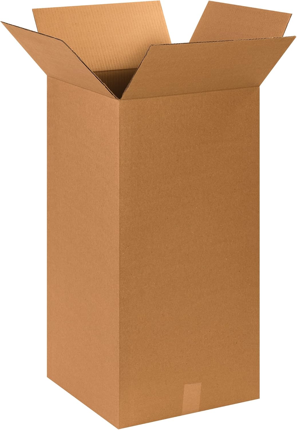 Partners Brand P151530SK Tall Corrugated Boxes, 15" L x 15" W x 30" H, Kraft (Pack of 120)
