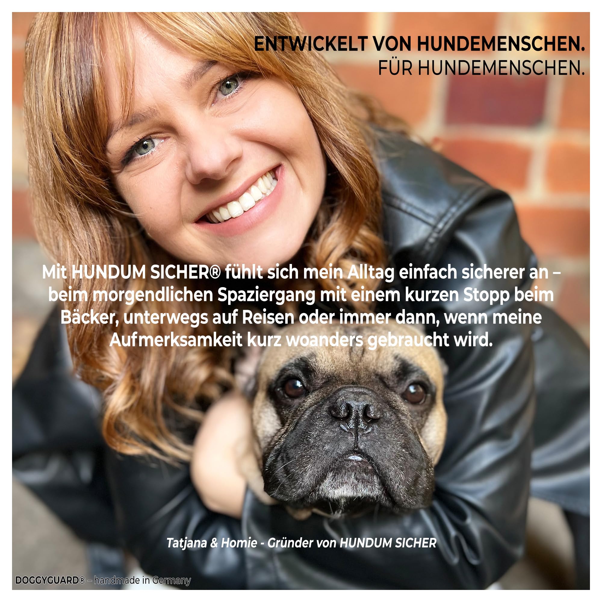 Anti-Diebstahl Hundehalsband & Leine für kleine Hunde - Abschließbar & schnittfest, Paracord Set mit Stahlseil-Kern (150cm)