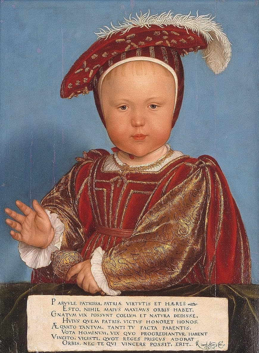 Affiche Graffiti Édouard VI par Hans Holbein Impression Murale 60x90cm