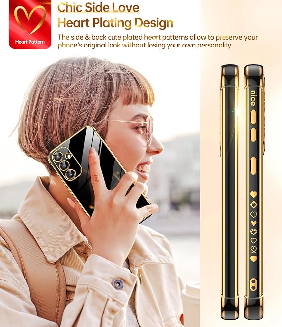 LeYi 2PCS Samsung S23 FE Case with Screen Protector