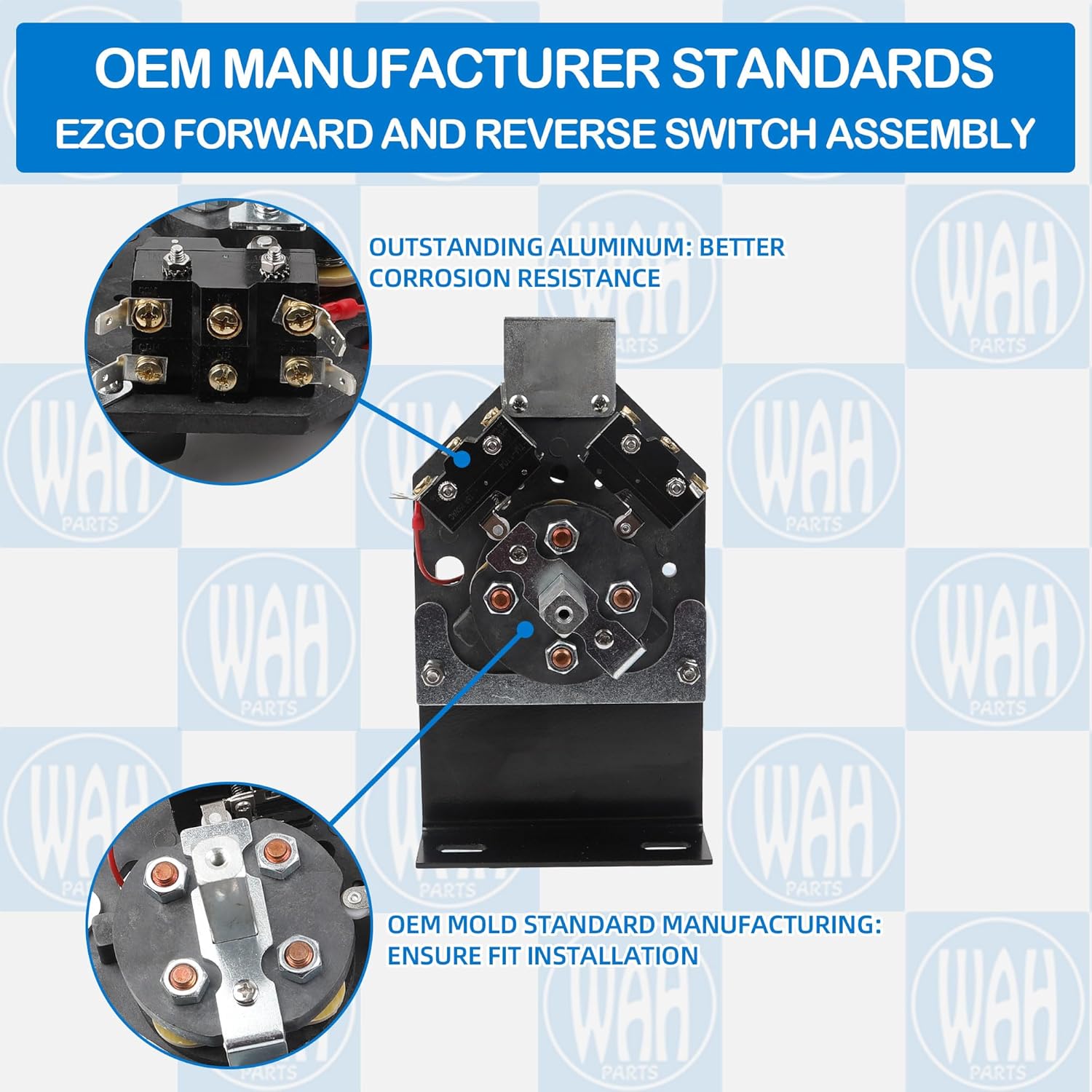 EZGO Forward and Reverse Switch Assembly Compatible with 1989-1994.5 36 Volt E-Z-GO Marathon 25396-G2 25259-G2 21744-G1