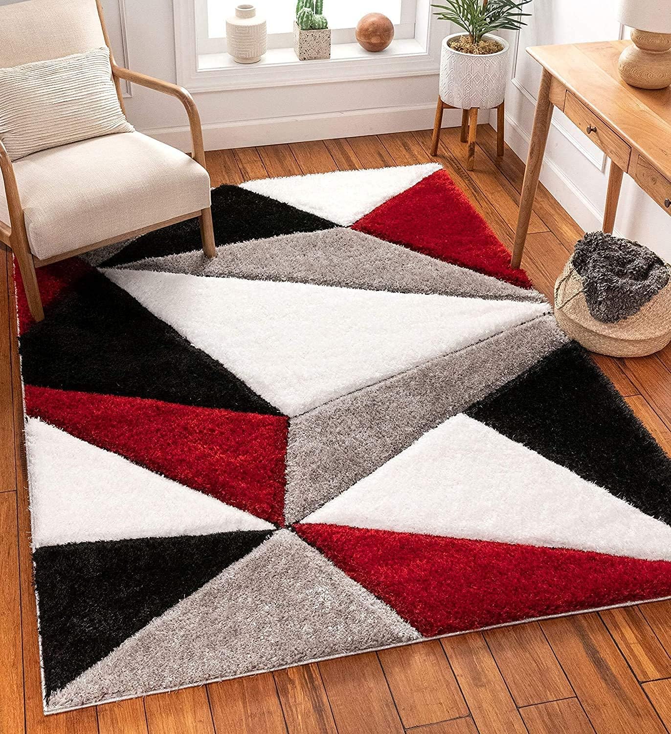 Home Decor Shaggy High Payal Rug 6x9 ft Anti-Skid Carpet for Living Room & Bedroom Plush Floor Mat for Elegant Modern Spaces-image-39