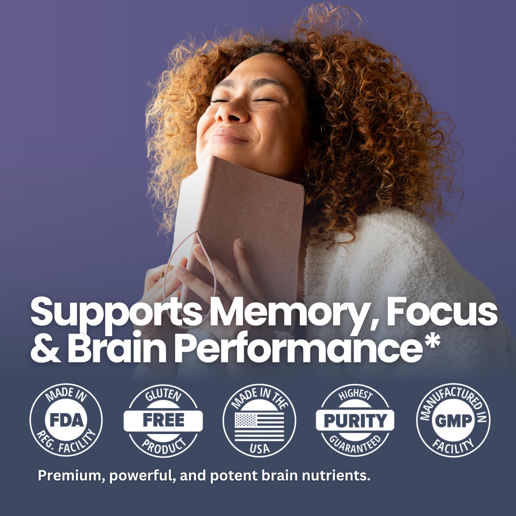 Brain Performance with HMO 3'SL, 6'SL Brain Prebiotics, Phosphatidylserine for Memory, Focus & Clarity - 30 Servings — Amazon image 2