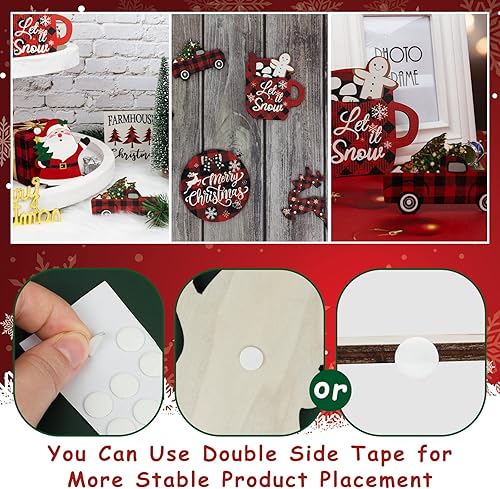 Miniatura 7 de Decoración de bandeja escalonada, juego de decoración de bandeja escalonada de temporada, decoración de cocina de limón para granja, 4 de julio, día