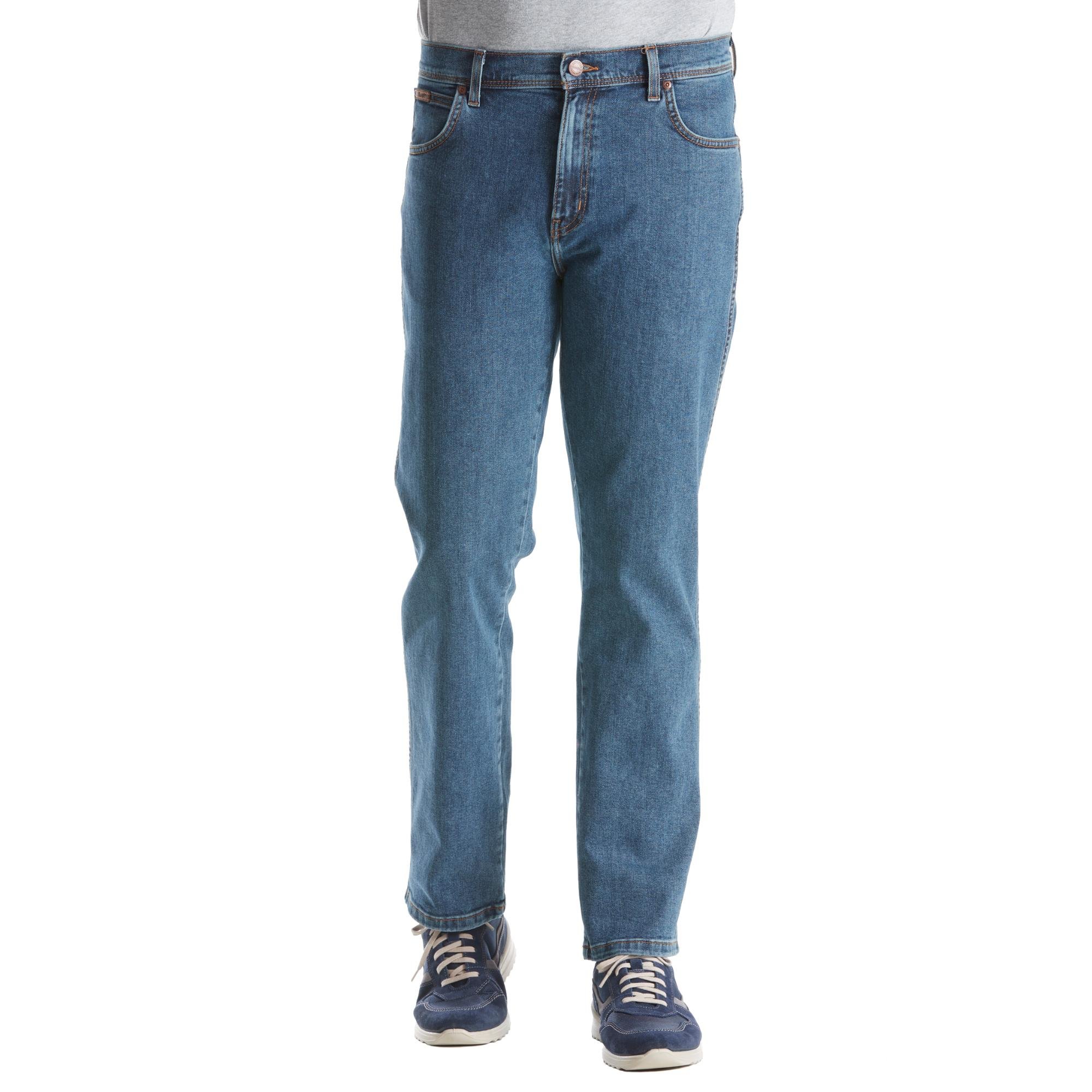 Wrangler - Mens Jeans - Authentic Straight Fit - Texas - Stonewash - Image 2