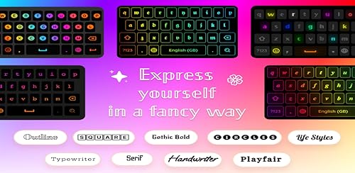 Keyboard For Fire Tablets LED Keyboard & Neon Light