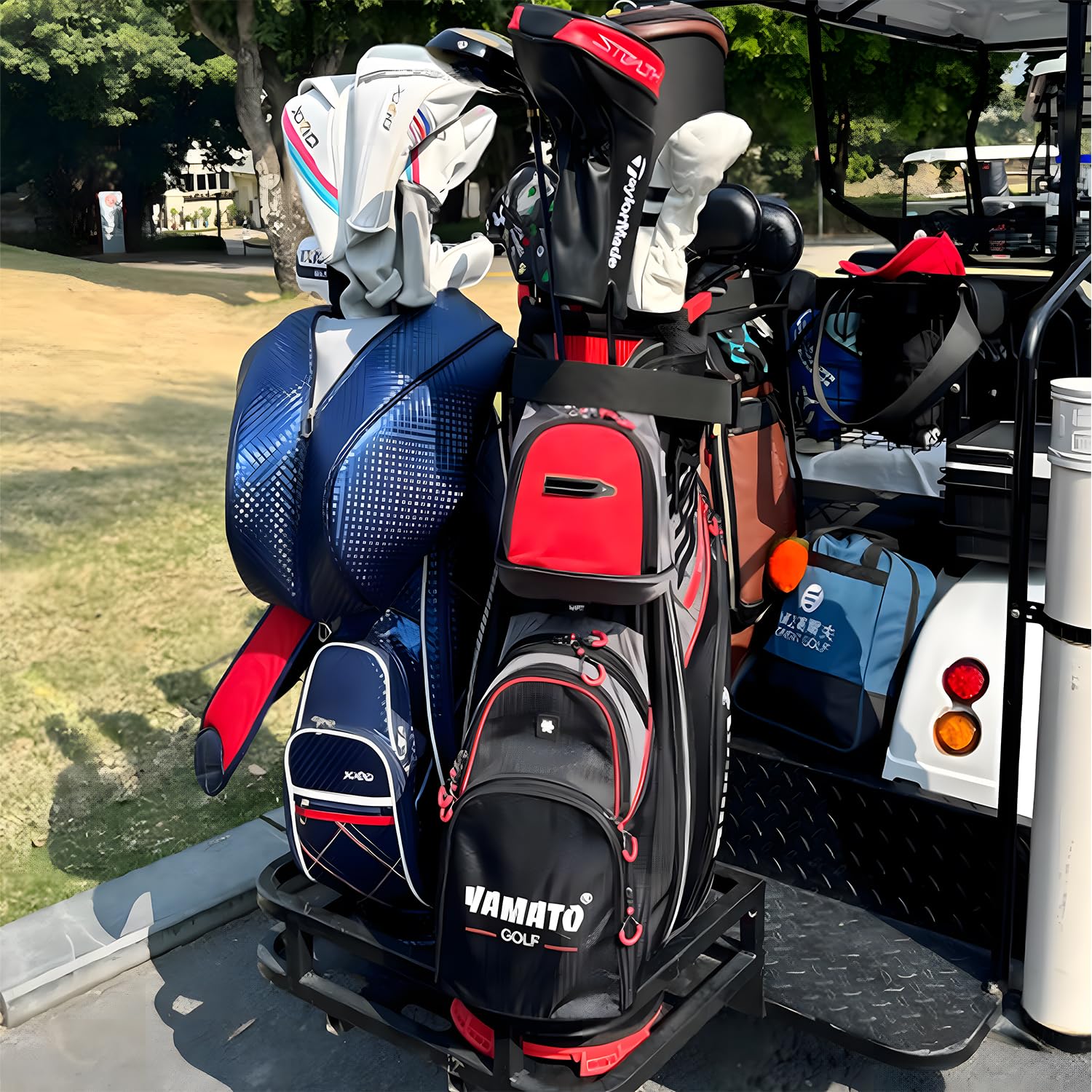 Yamato Borsa da golf cart 14 vie organizer divisorio superiore con manici borsa termica di valore e copertura antipioggia design super leggero nuova versione 1.0