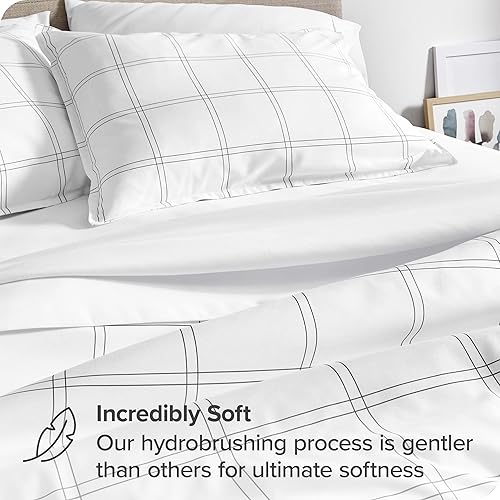 Miniatura 4 de Bare Home - Funda de edredón tamaño individualindividual extra grande, Colección de fundas de edredón súper suaves de primera calidad de 1800 hilos,