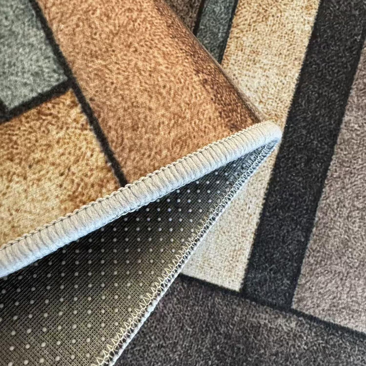 Läufer Teppich Flur Lang küchenläufer Waschbar Vintage 70x150cm | Lang rutschfest Teppichläufer Flurläufer Bunt Für küche Fußmatte Wohnzimmerteppich Schlafzimmer Meterware Dauerhaft