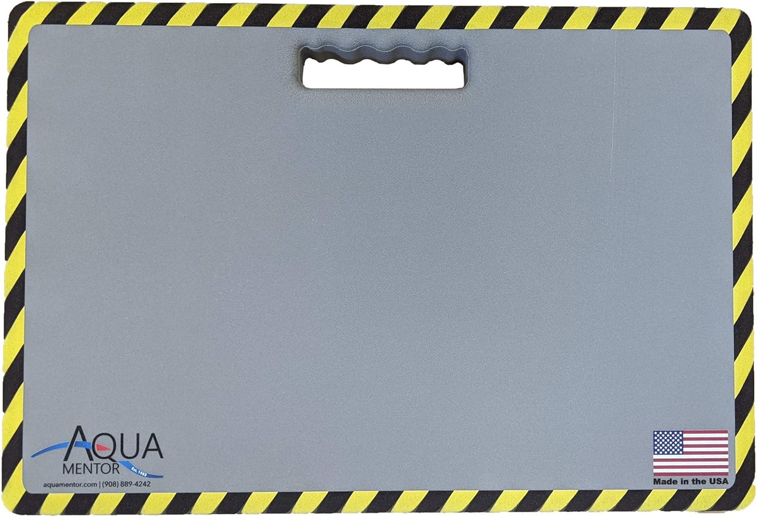 Kneeling Pad - Made in The USA - Firm, Durable and Thick Garden or Mechanics Foam Kneeling Pad, Great for Use Around The House, Garden, Job or Shop(17.5” x 12.0” x 1.5”, Gray, 4-Pack)