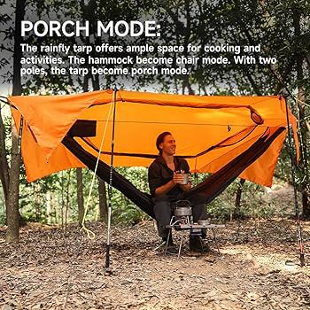 Amazon.com: SkyNest 11ft Hammock with Net and Rain Fly Tarp