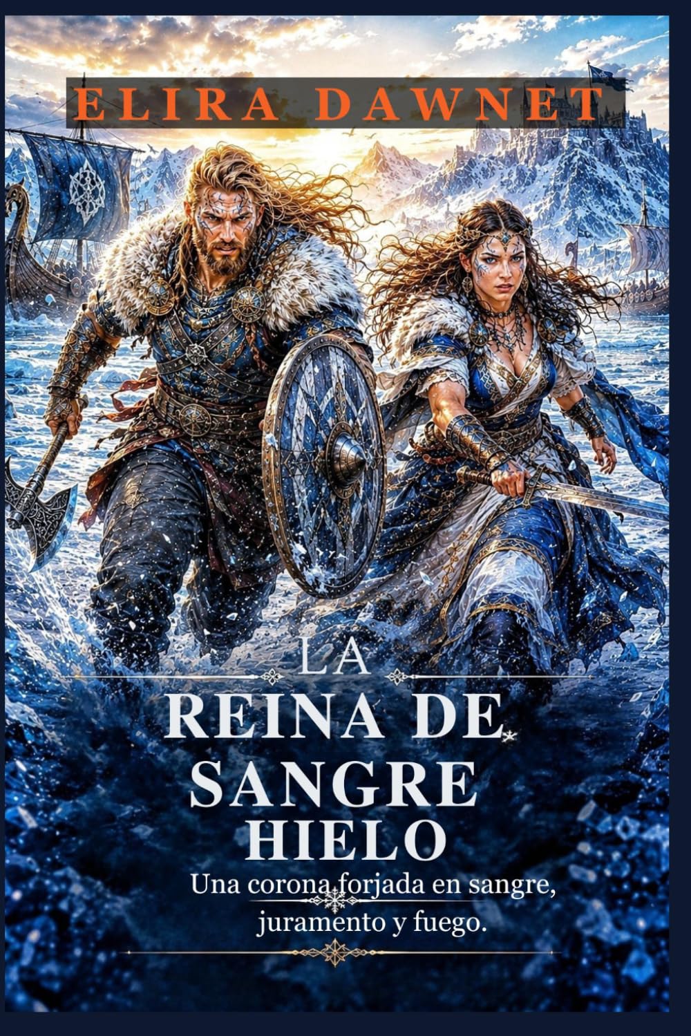 LA REINA DE SANGRE HIELO: Una corona forjada en sangre, juramento y fuego. (LAS BATALLAS DE HIELO)