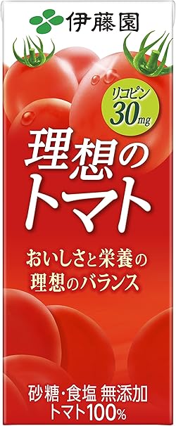 Amazon 伊藤園 理想のトマト 紙パック 0ml 24本 理想のトマト 食品 飲料 お酒 通販
