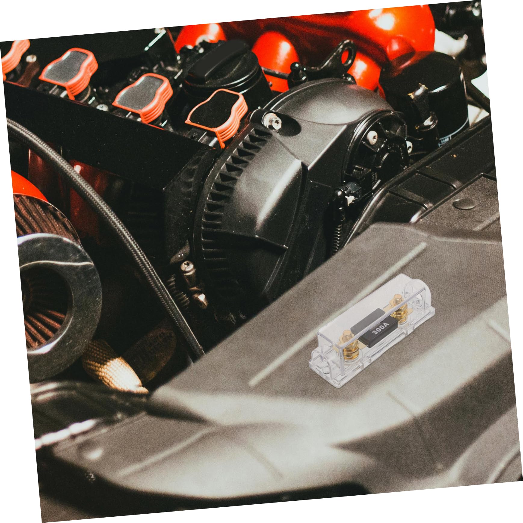 Scatola dei Fusibili Auto con Coperchio Portafusibili Veicolo Resistente per Auto Camion Moto 5 Pezzi