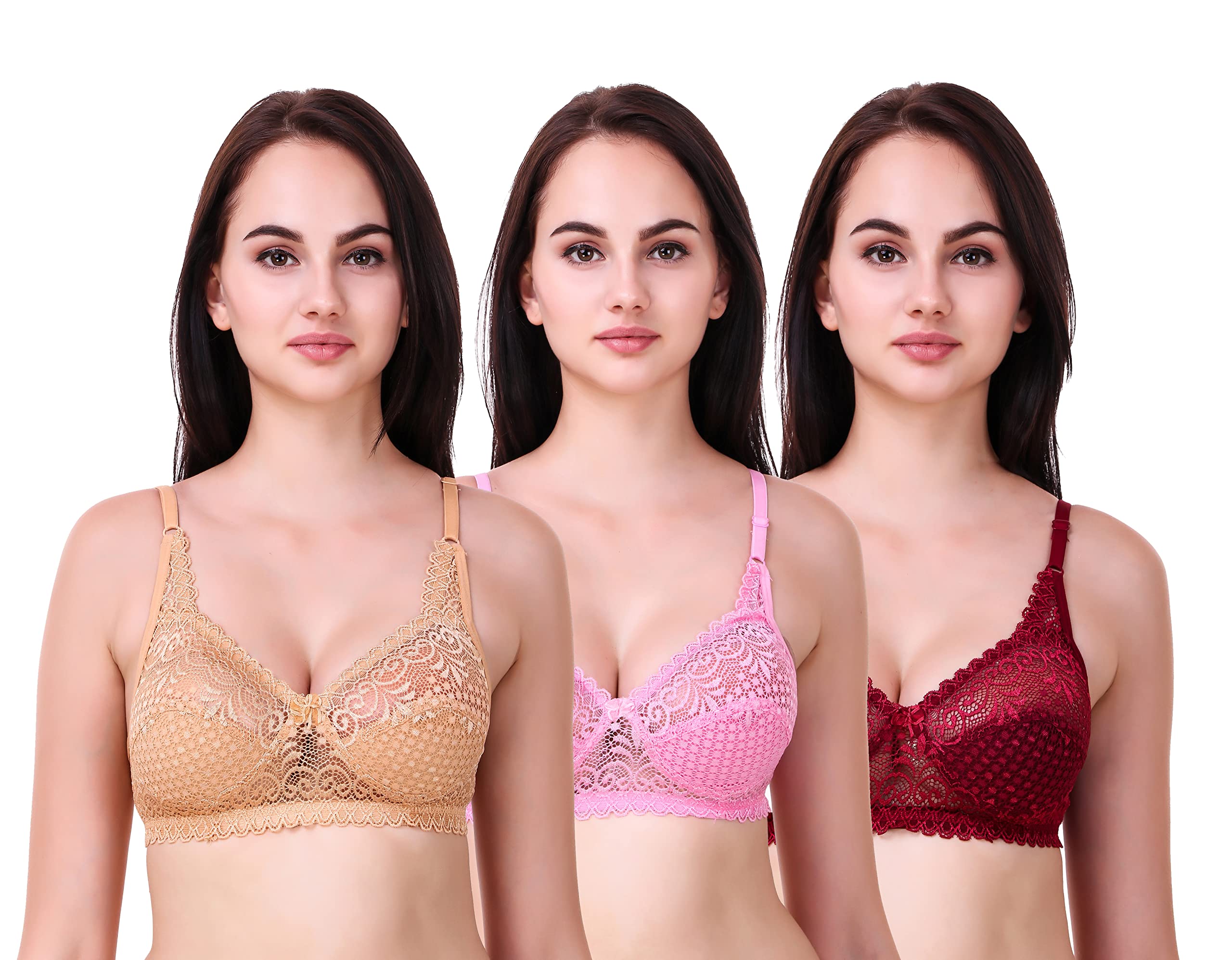 Womens Bralete Non Padded Bra.CCTL-CB3-MSLP
