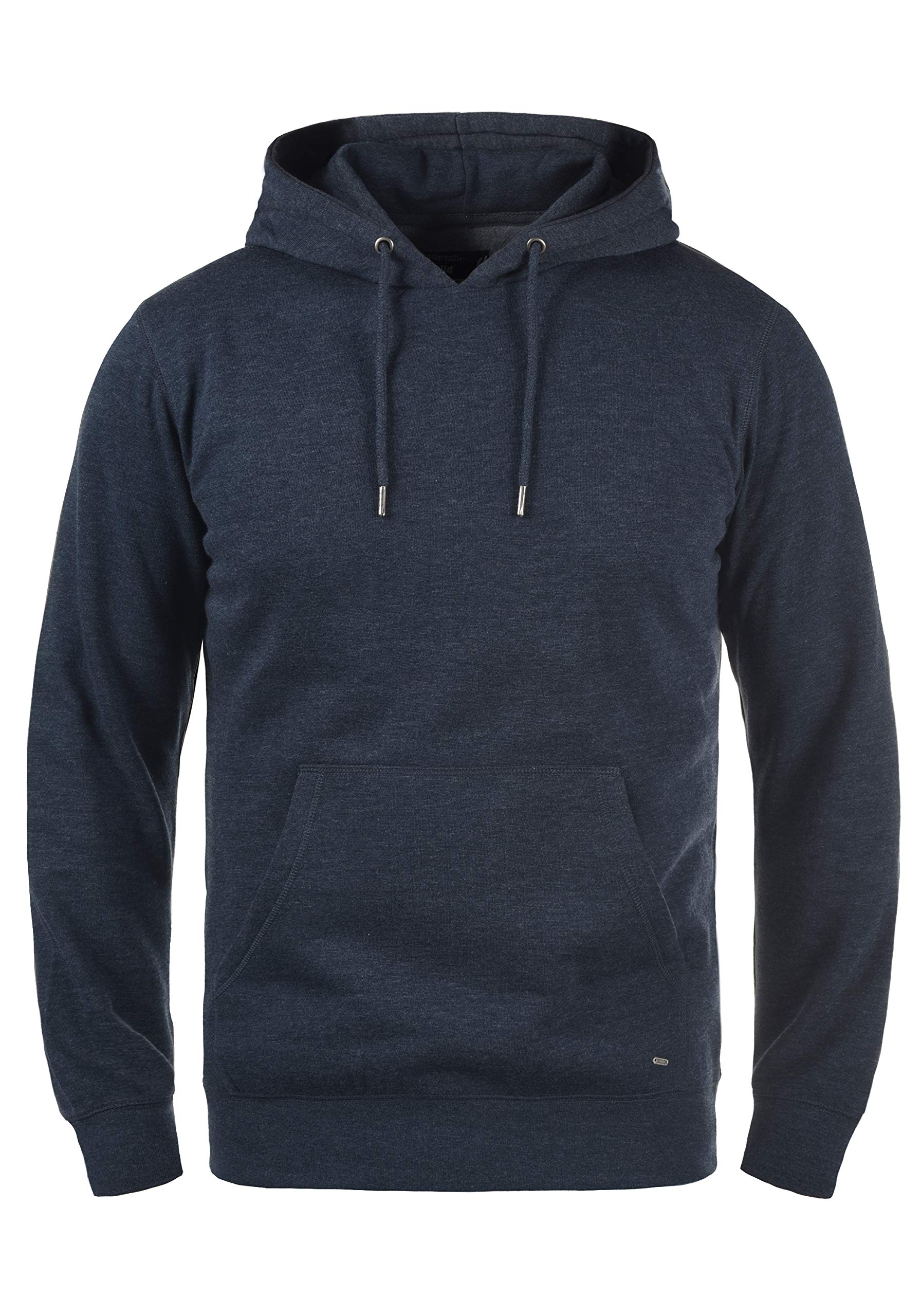 Solid Men's Insignia Blue Melange (8991) Bert Hoodie, Size:l, Colour: