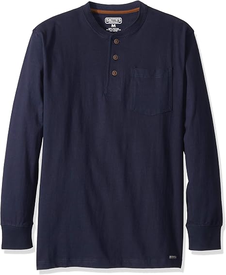 Workwear Men's Tail Long-Sleeve Henley 