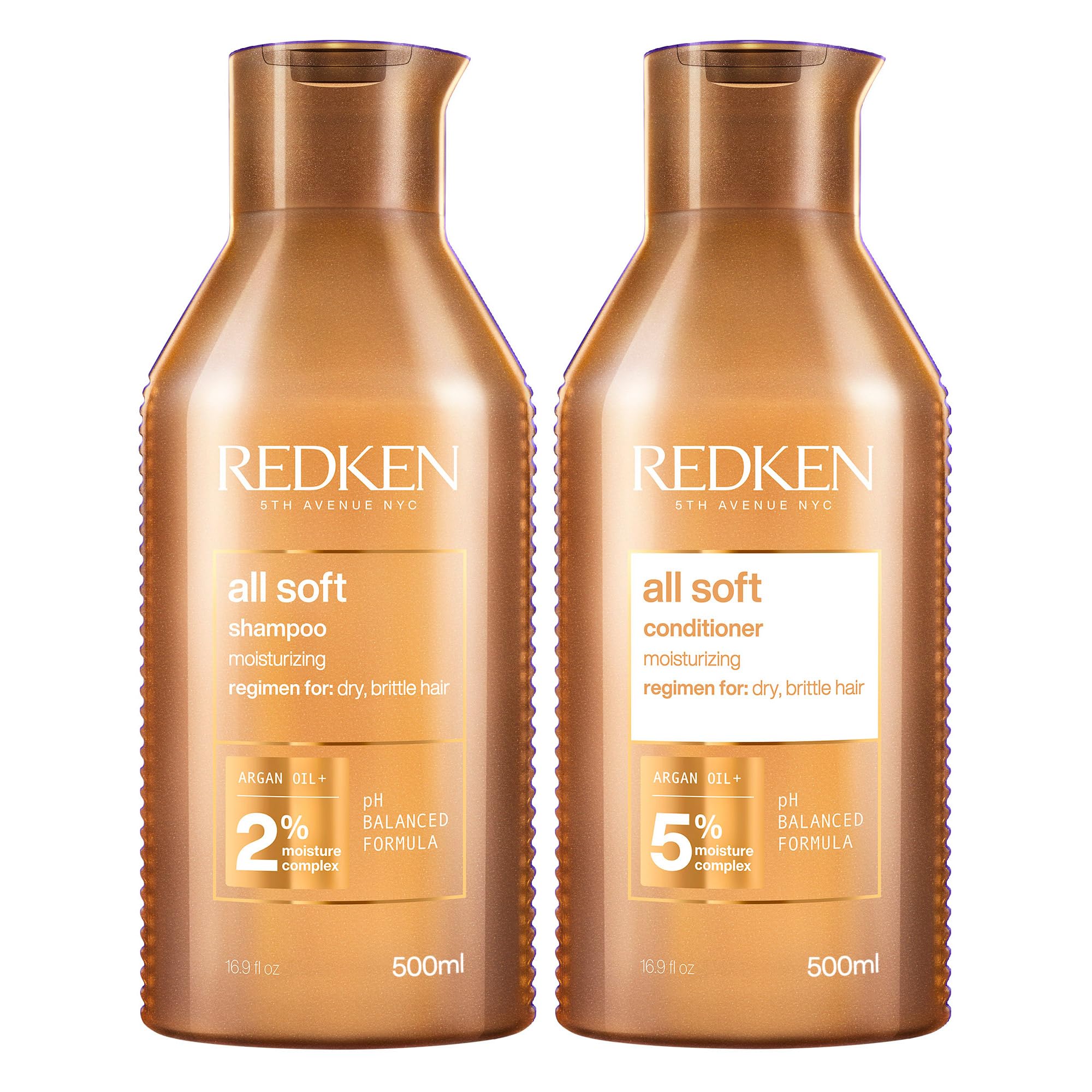 All Soft Shampoo 500ml & All Soft Conditioner 500ml Duo