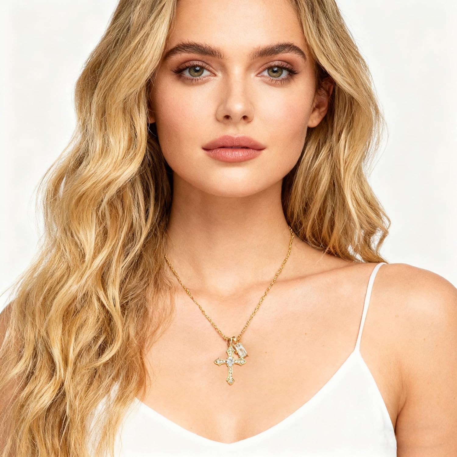 Faith Cross Pendant Necklace for Women - Dainty Upgraded Religious Jewelry for Daily & Special Occasions - Image 4