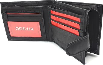 Men's Soft and Secure Leather Wallet with RFID Blocking, Card Slots, ID Window and Coin Pocket