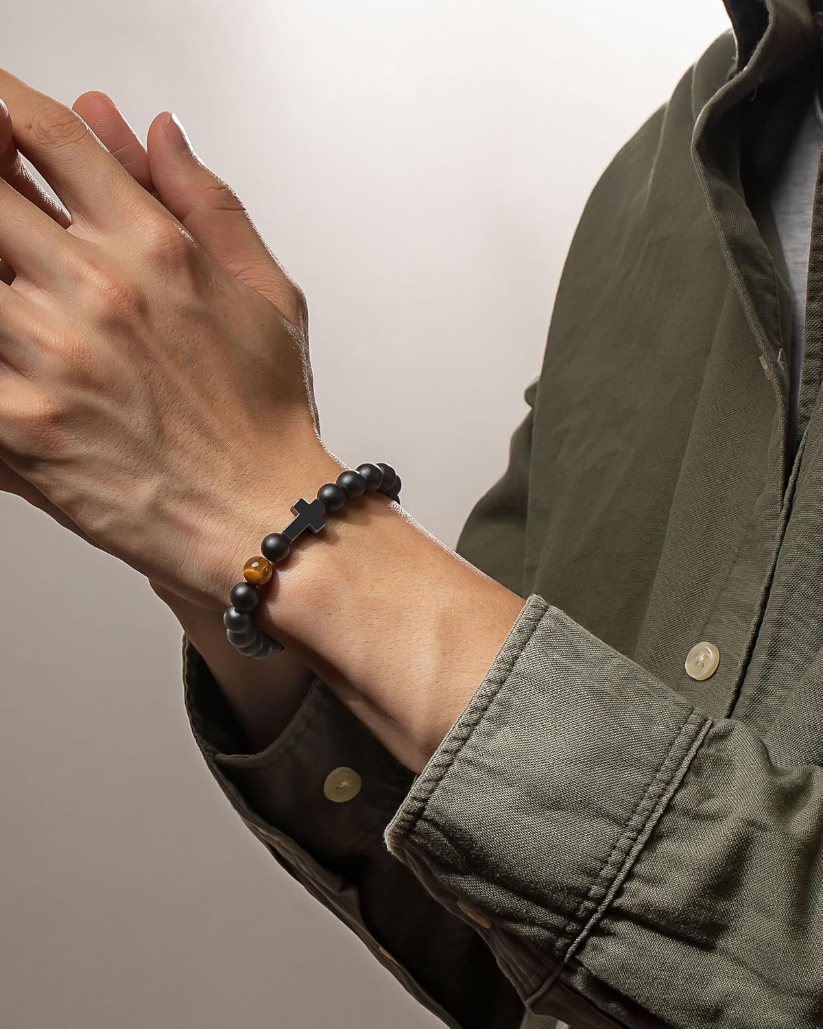 Cross Bracelet for Teen Boys Gifts 12 14 16 18 13 15 11 Year Old Boy Birthday Graduation Christmas Confirmation for Teenage Boy - Image 2