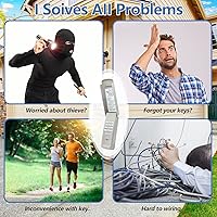 Vista 5 de 877MAX Liftmaster - Teclado para puerta de garaje, compatible con abridores fabricados desde 1993, 315/390 MHz