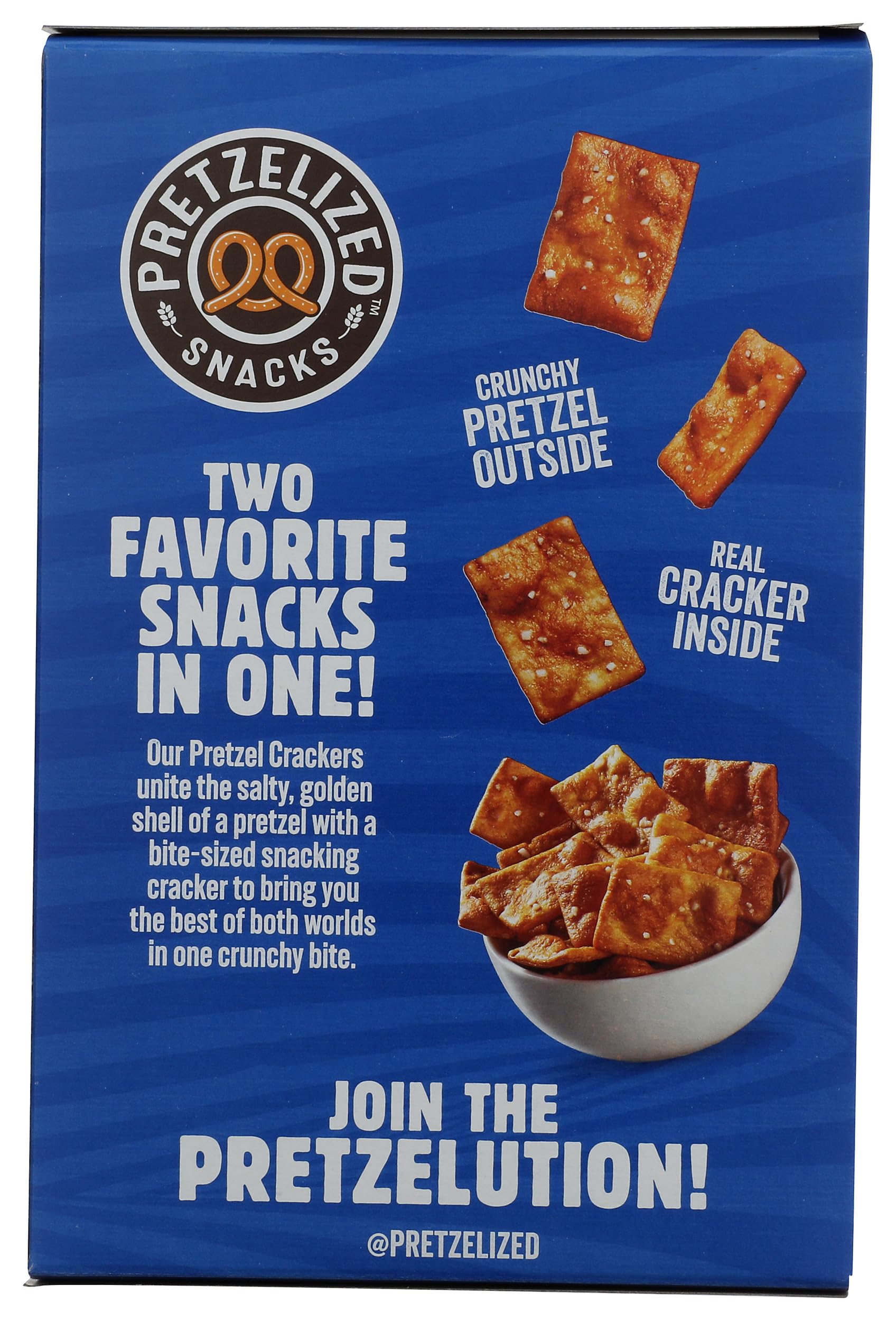 Pretzelized, Sea Salt Pretzel Crackers, 6.5 Ounce thumbnail 2