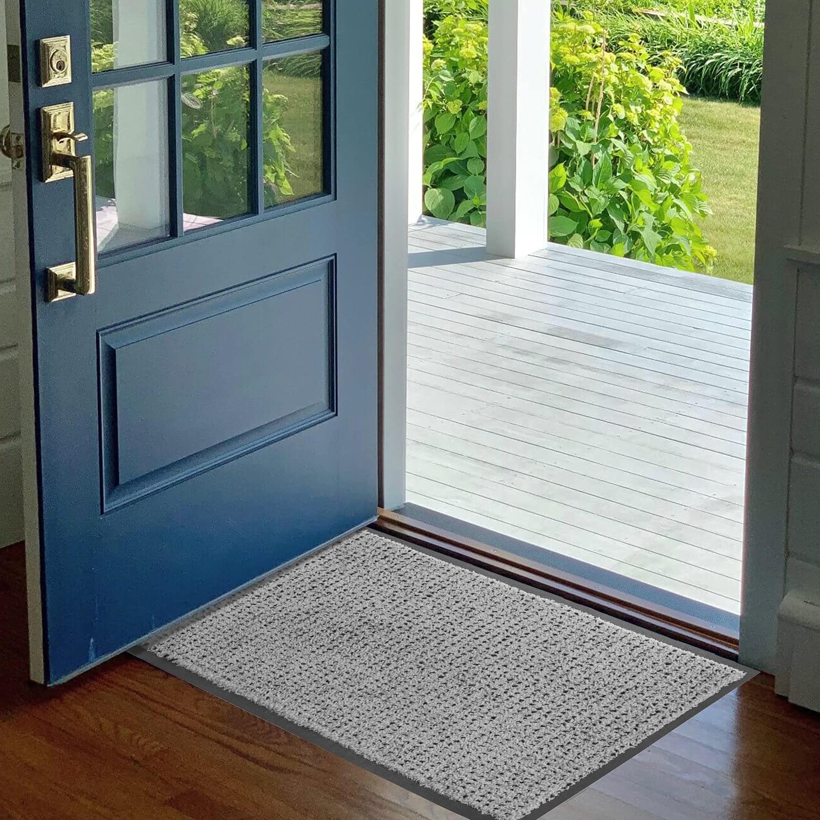 MATALL Indoor Outdoor Door Mat - Entryway Welcome Rug Floor Mat with Non-Slip Backing for Home Entrance