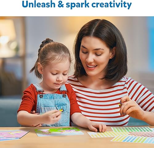 Miniatura 4 de Skillmatics Dot It & Fun with Foam Unicornios y Princesas Paquete temático, kits de arte y manualidades, actividades de bricolaje para niños