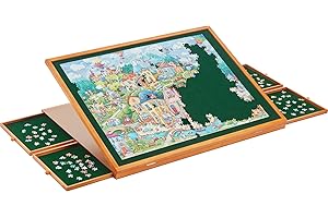 YISHAN Adjustable Puzzle Board for 1000 Pieces with Storage
