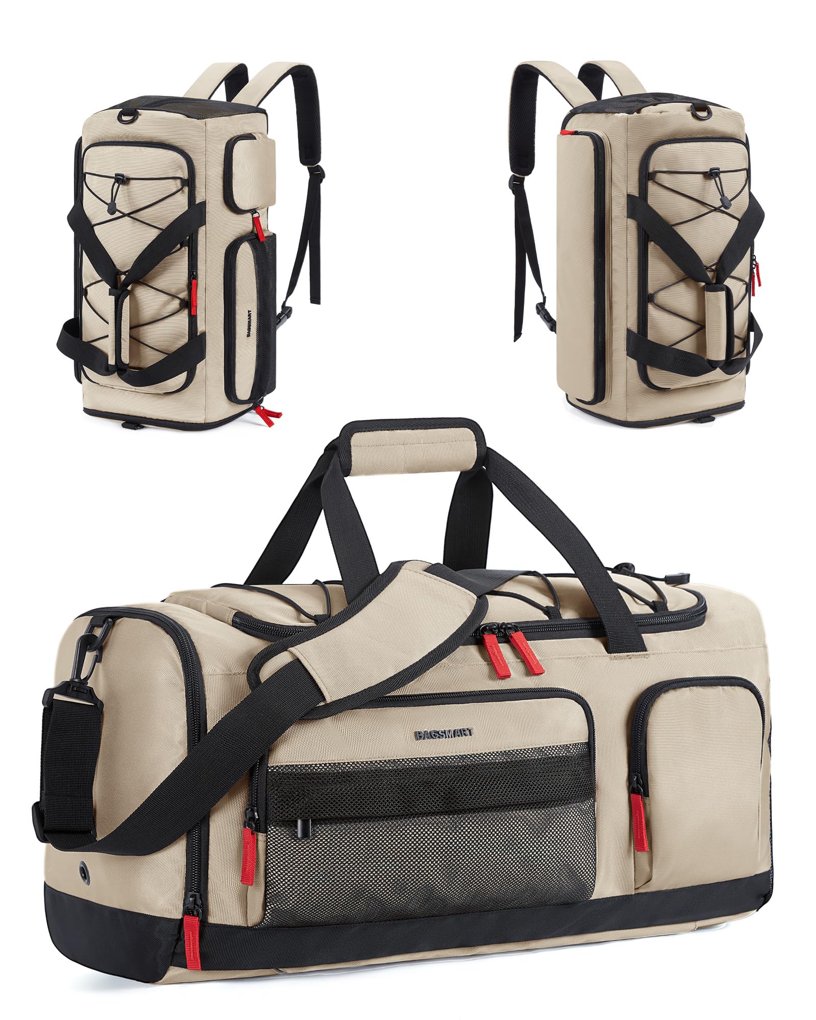 BAGSMART Gym Bag for Men&Women, 35L Sports Travel Duffel Bag with Shoe Laptop Compartment，Anti-Theft Carry On Weekender Bag for Airplane,Workout