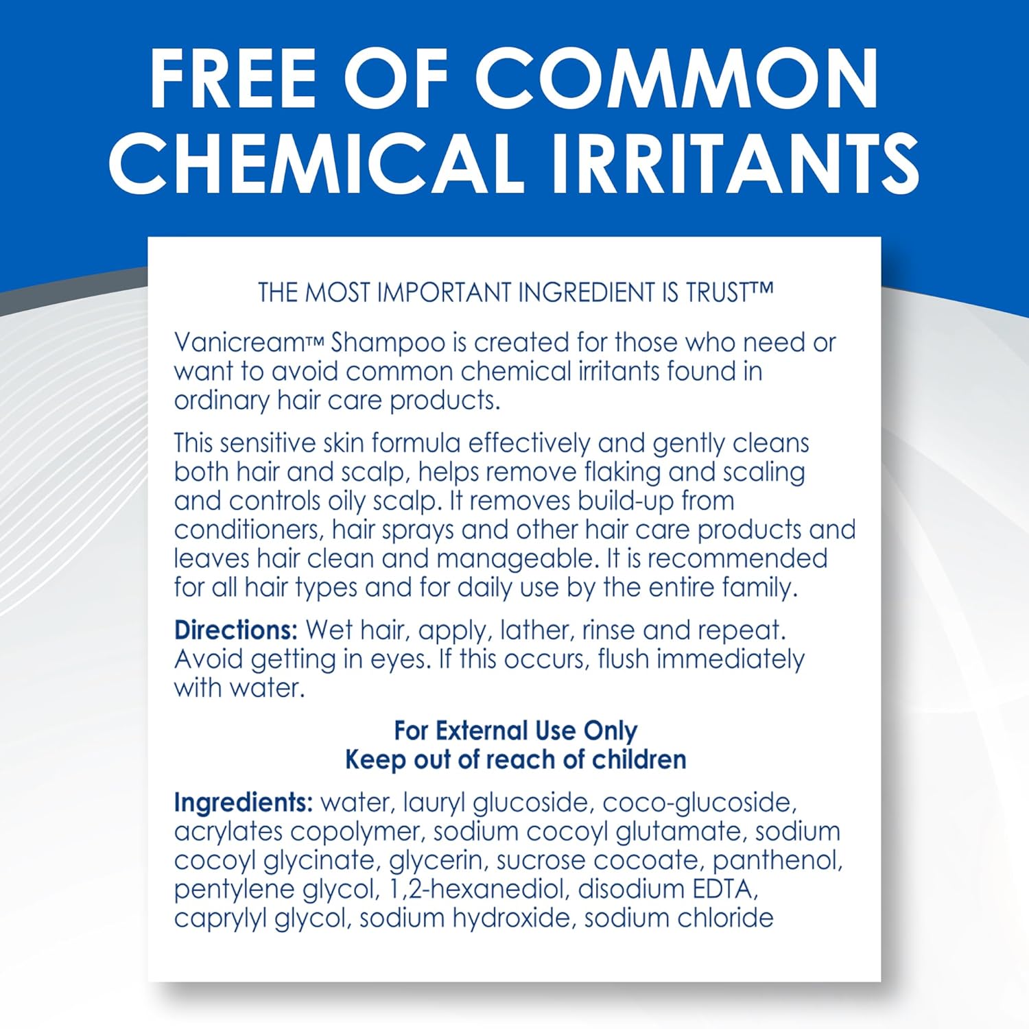 Vanicream Hair Shampoo 12 Oz - Image 8