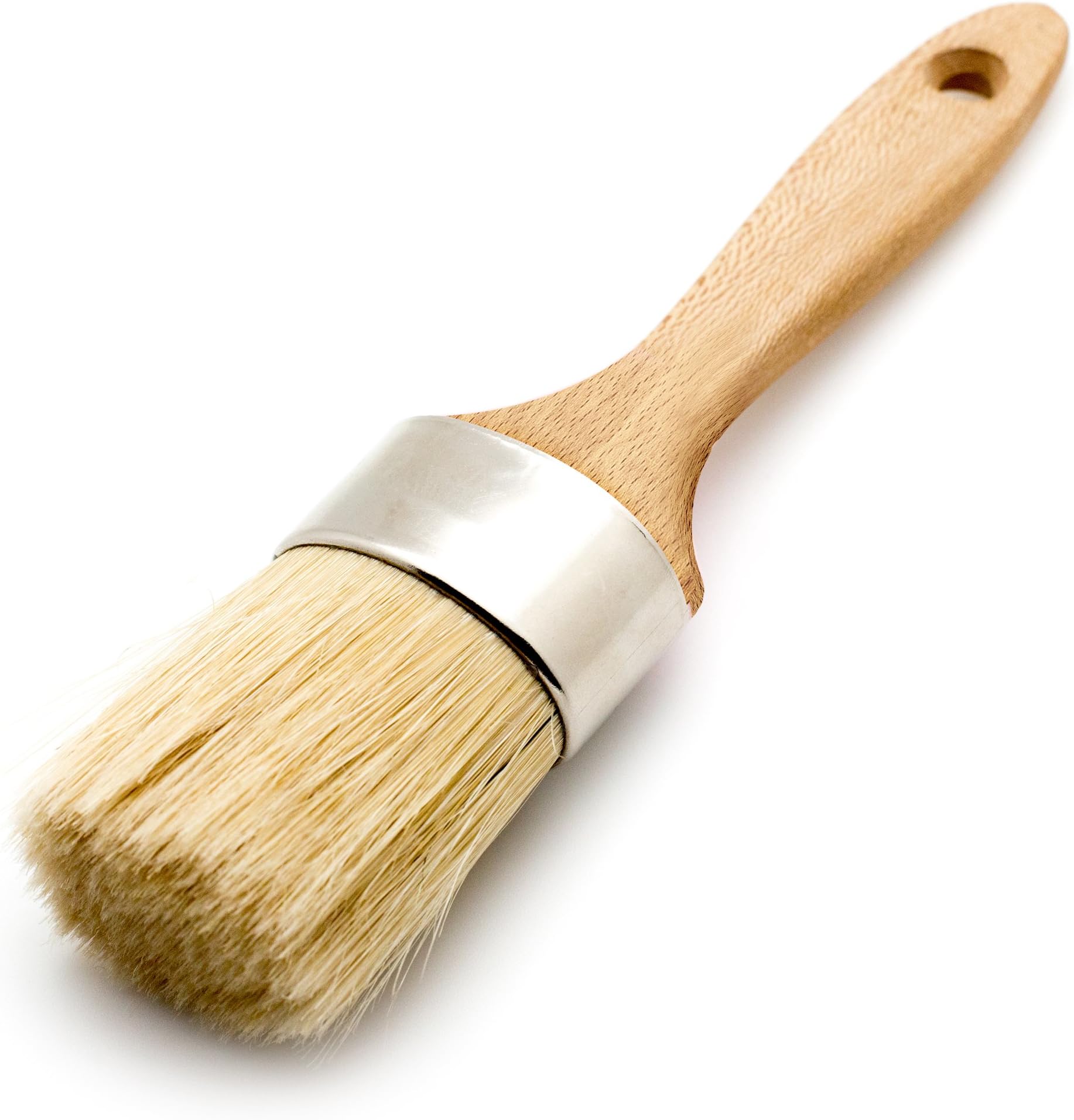 Round Paint Brush Perfect for Chalk Paint & Wax 2 Inch Diameter