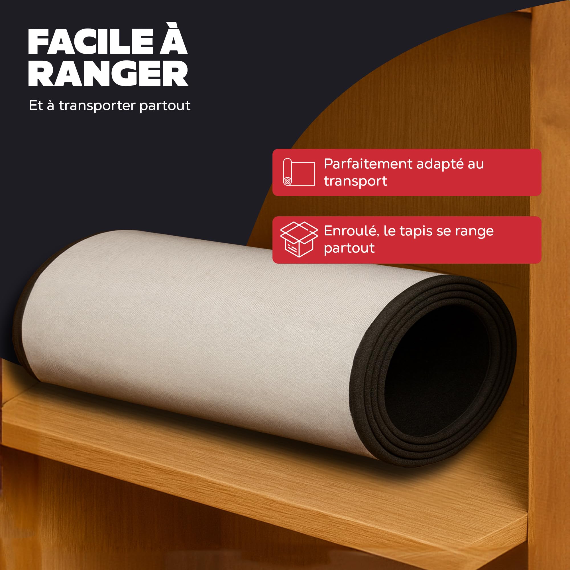 Tapis de fléchettes professionnel - 237 x 80 cm - Accessoire de fléchettes pour la maison, le bureau, le pub, les fêtes - Tapis de fléchettes avec indicateur de taille de tournoi et ois - Tapis de