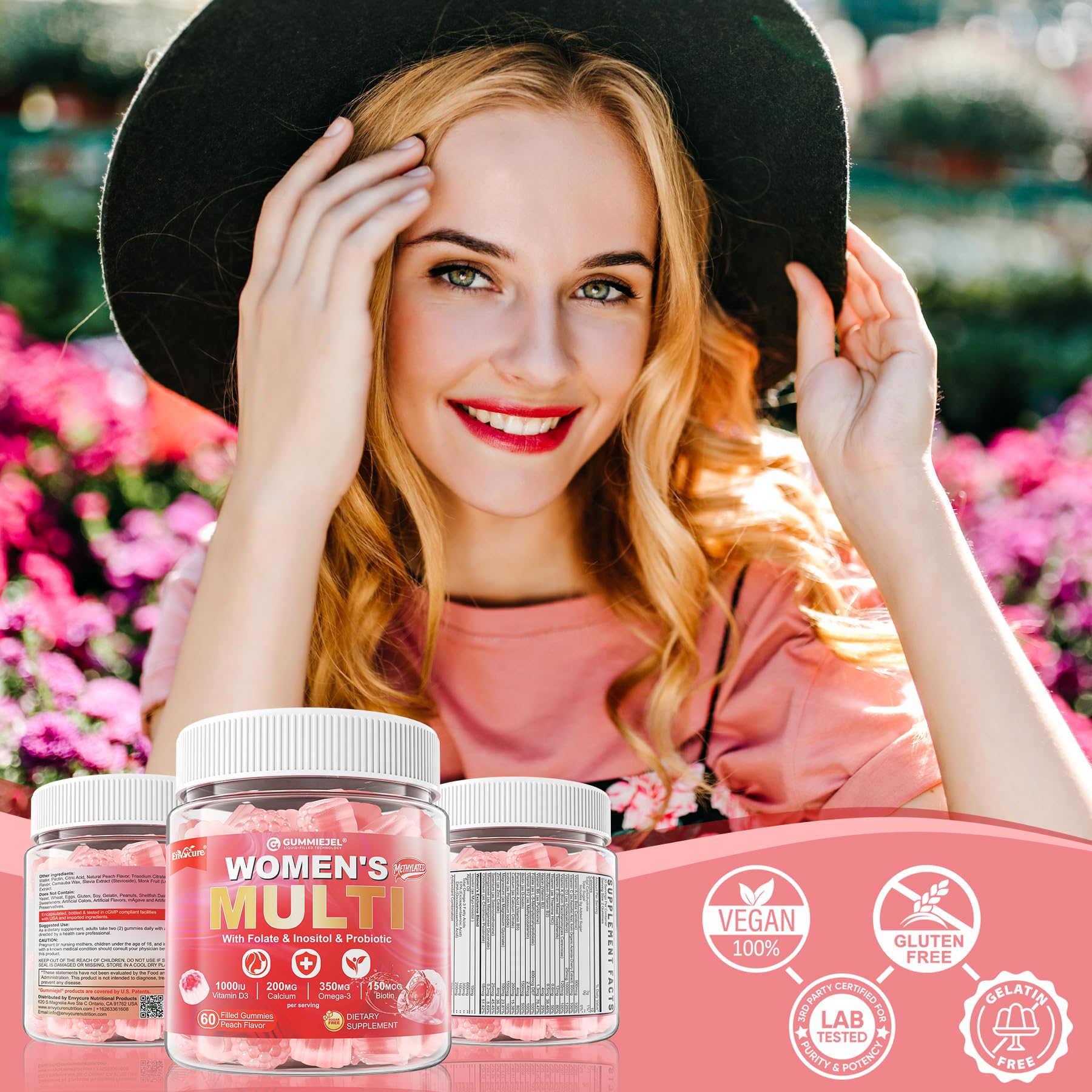 Women's Multivitamin Gummies-Methylated Multivitamin for Women with Omega-3 — Amazon image 9
