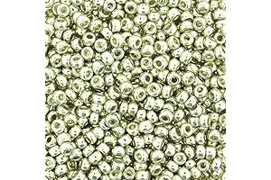 Miyuki Round Seed Beads Size 8/0: Delicate Silver Touches for Exquisite Creations