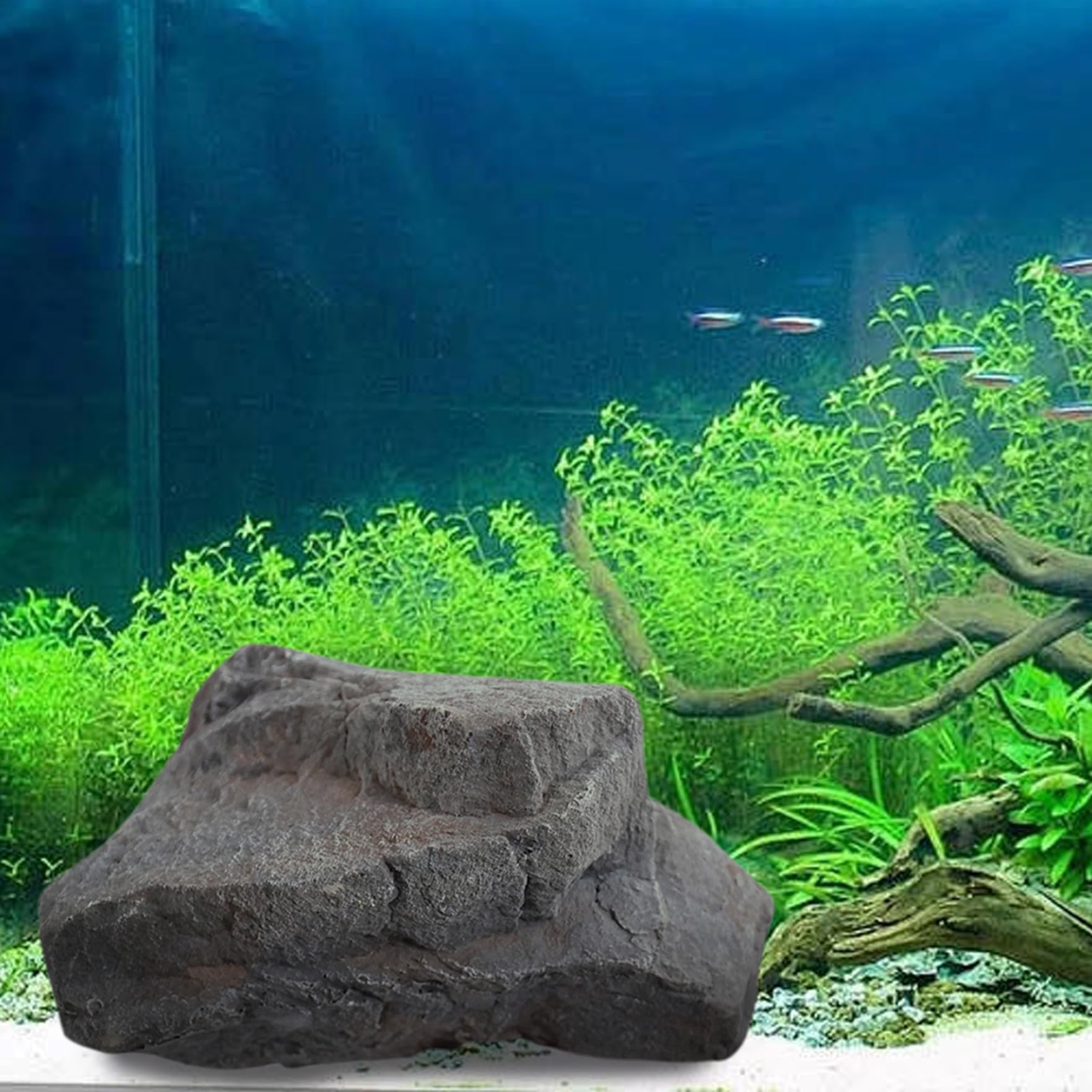 Arnusa Künstlicher Gartenfelsen Abdeckstein – Dekorativer Felsen in Naturstein-Optik | Leicht & Wetterfest | Perfekt für Garten, Teich & Beet ( OG400C